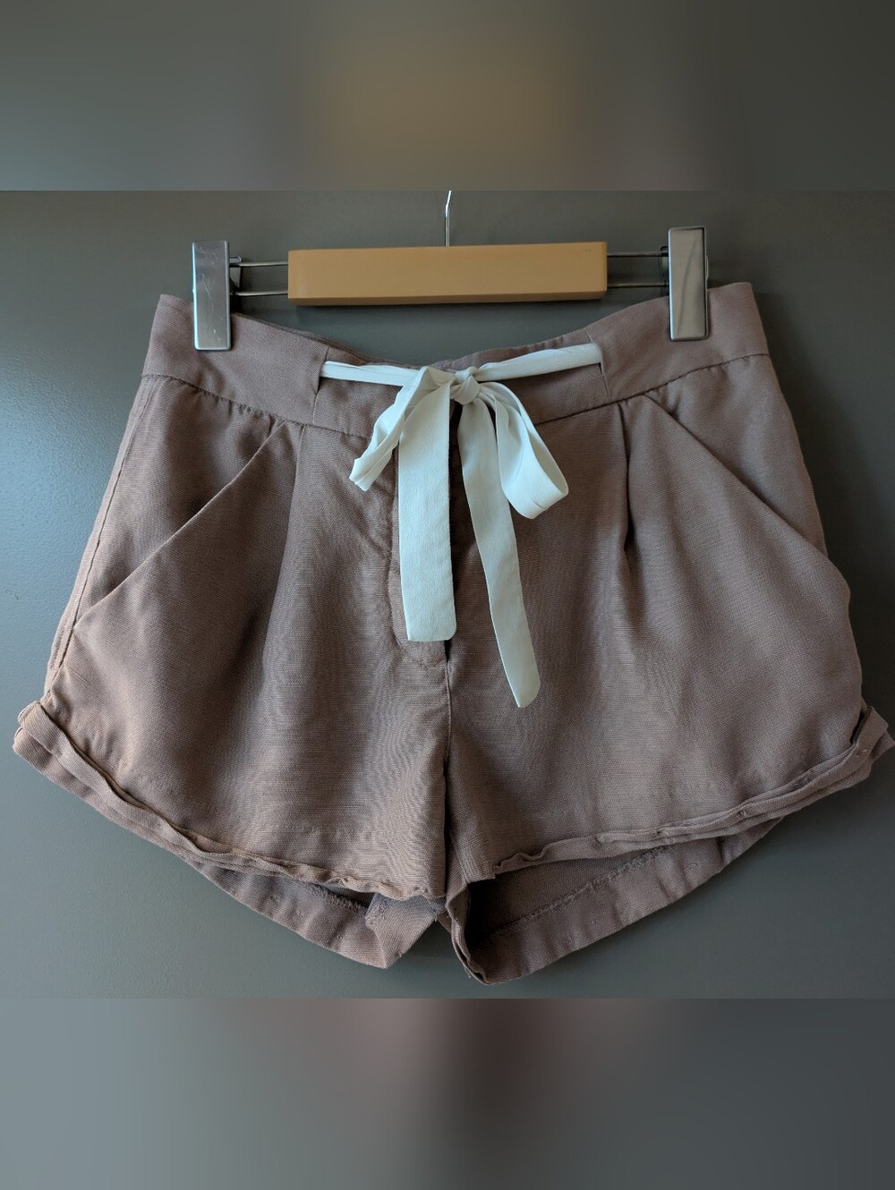 Wilfred Linen Blend Shorts "Allegra" Tie Waist Size 0 Summer|CoastalResort